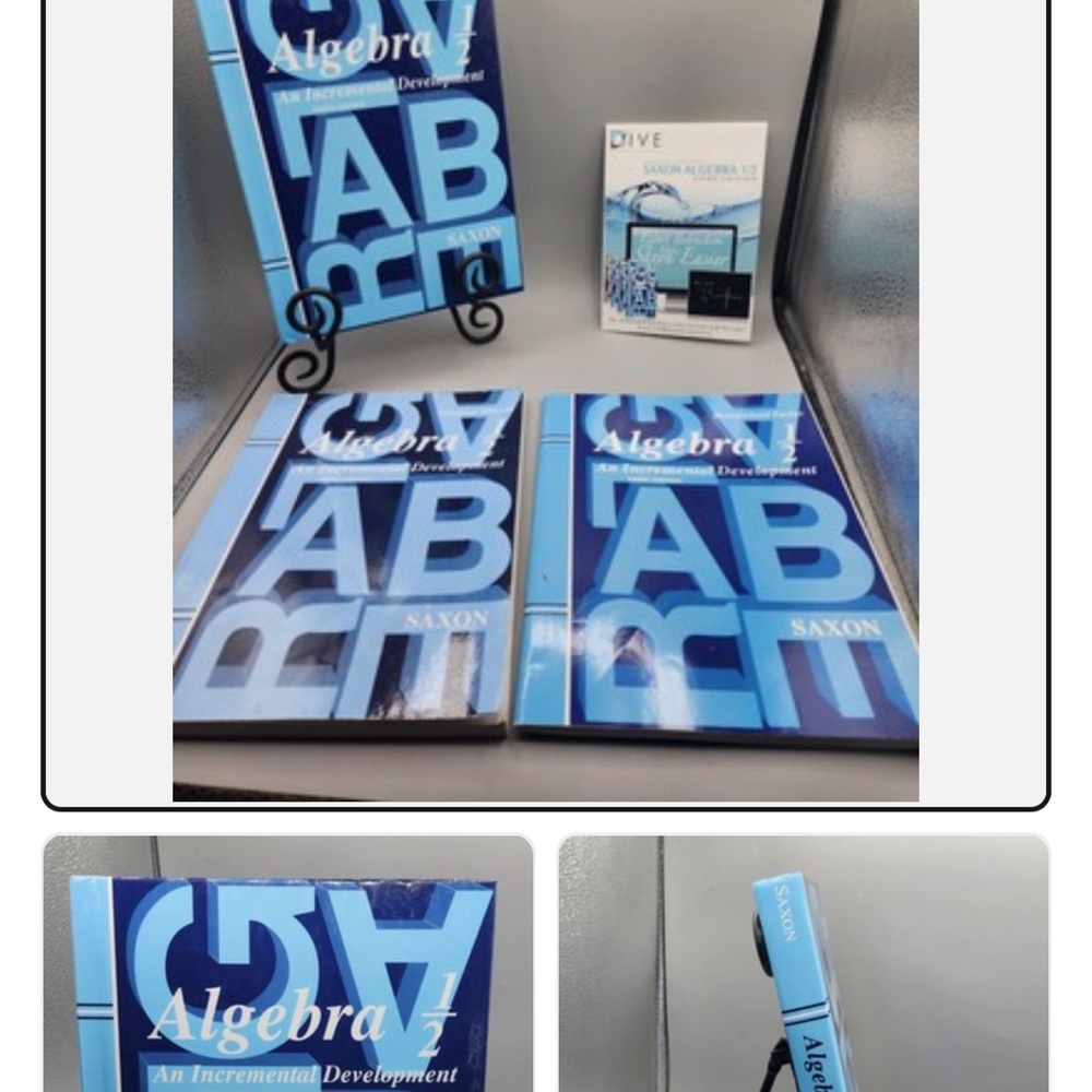 Saxon Algebra 1 Textbook Set in Blue